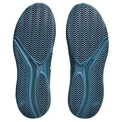 ASICS Men's Sneaker, Restful Teal Safety Yellow, 14