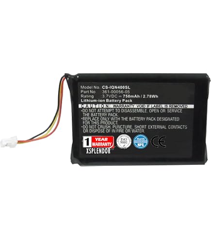 CellePhone Batteria Li-Ion 1100mAh Per Garmin Nüvi | Compatibile Con 42, 53, 65, 2689, 2799 E Altri | Sostitutiva 361-00056-01