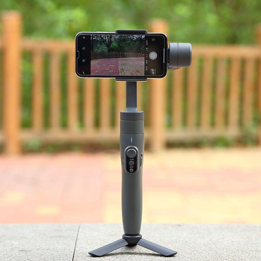 Feiyu Mini Trépied Support pour Selfie Bâton Stabilisateur Monopode sur Cellulaire DSLR Caméras, Trépied Portable Pliant Bureau Support pour FeiyuTech WG G360 G4 SPG Série Vimble