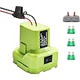 Power Wheels Battery Adapter for Ryobi 18V P108 P107 P102 P100 Li-ion & Ni-Cd Battery-30A Fuse,Wire terminals & 14 AWG Wire - Power Connector for Kids Electric Car,Robots,RC Toys and LED Lights,DIY.