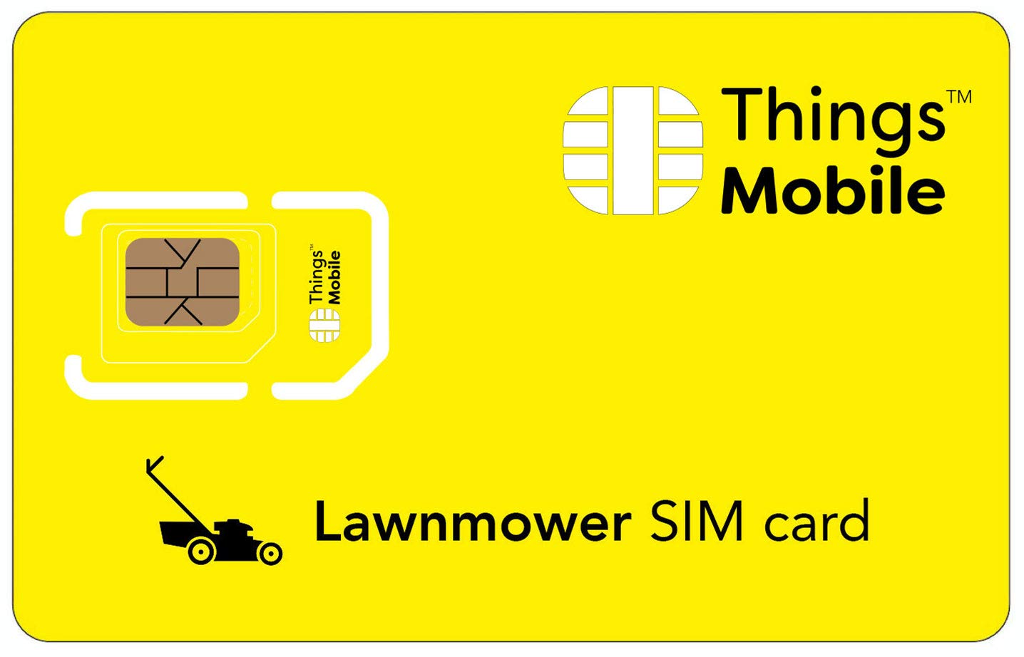 Things Mobile LAWNMOWER SIM Card - Global Coverage, Multi-Operator, No Fixed Costs, €10 Credit Included