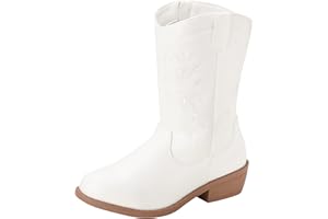 bebe Girls’ Cowgirl Boots – Classic Western Roper Boots - Cowboy Boots for Girls (Toddler/Girl)