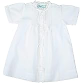 Feltman Brothers Newborn Baby Boys Take Me Home Gown - Blue with Train main image 1