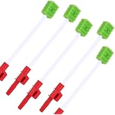 30Pcs Suction Oral Swabs, Disposable Suction Tube for ICU Patients Oral | Cleaning Swabs Home Care Suction Sponge Stick