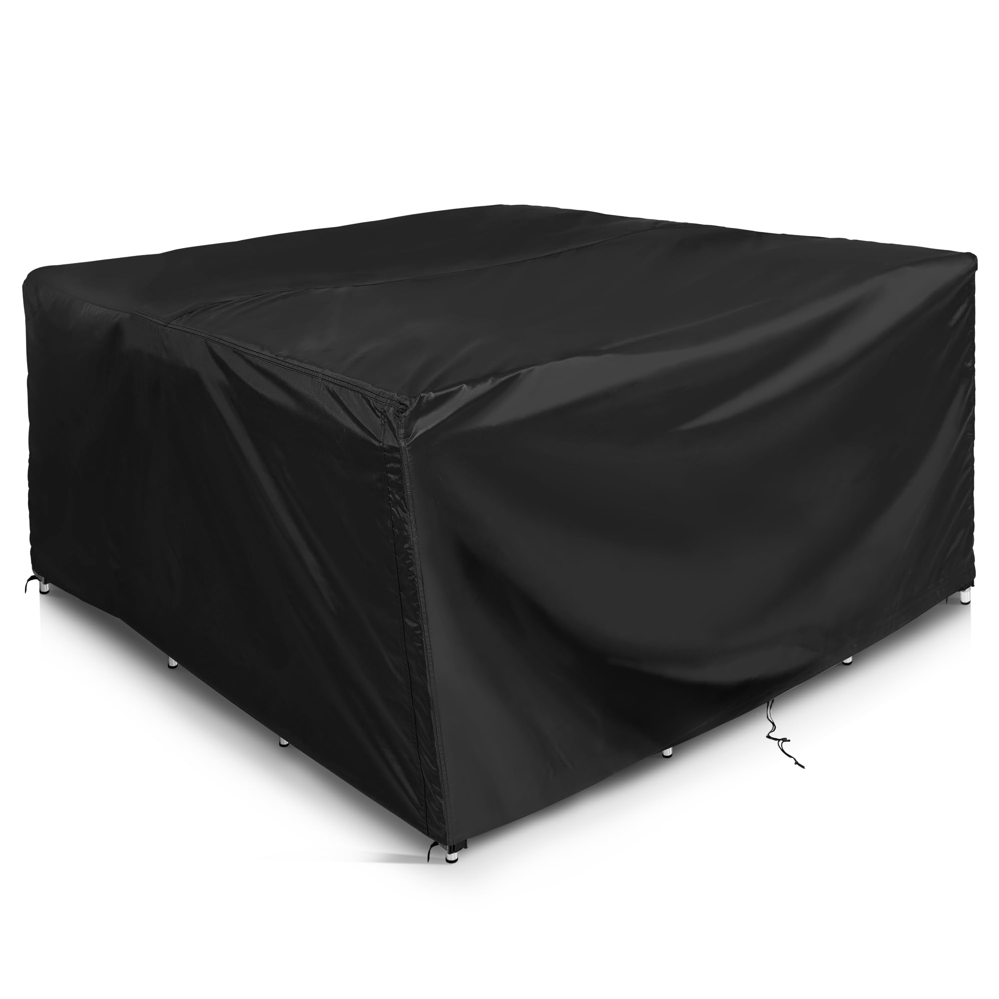 COMLAX FIELD Garden Furniture Covers 200x160x75cm, Outdoor Furniture Covers Waterproof, Large Rectangular Garden Table Cover, Windproof & Dustproof, Anti-UV Patio Furniture Cover