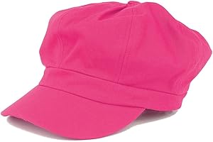 ARMYCREW Women's Lightweight 100% Cotton Soft Fit Newsboy Cap with Elastic Back