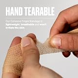 SPORTTAPE Cohesive Finger Tape 2.5cm x 4.5m Beige Self-Adhesive Bandage view 3