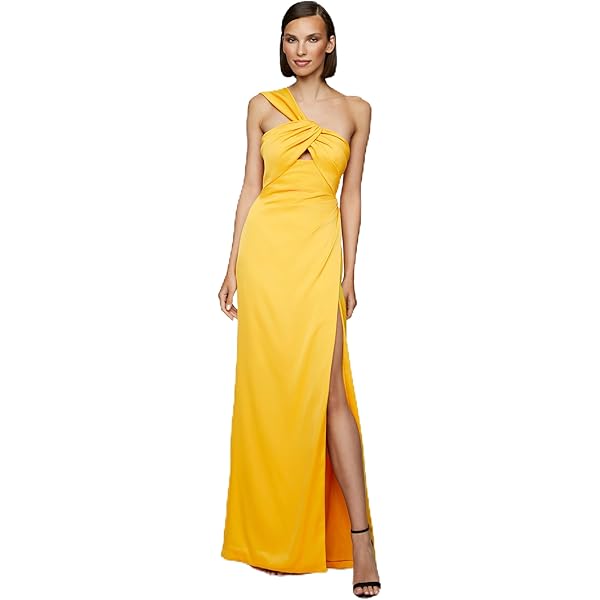 Amazon.com: Xscape Womens Handkerchief-Hem Gown Slit Dress, Blue, 2 :  Clothing, Shoes & Jewelry