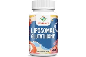 PRUNUCIS 2400MG Liposomal Glutathione, Reduced L-Glutathione, Glutathione Supplement with Vitamin C, Master Antioxidants, Enhanced Absorption - Non GMO Antioxidant Supplements, Immune System, 60 Softgels