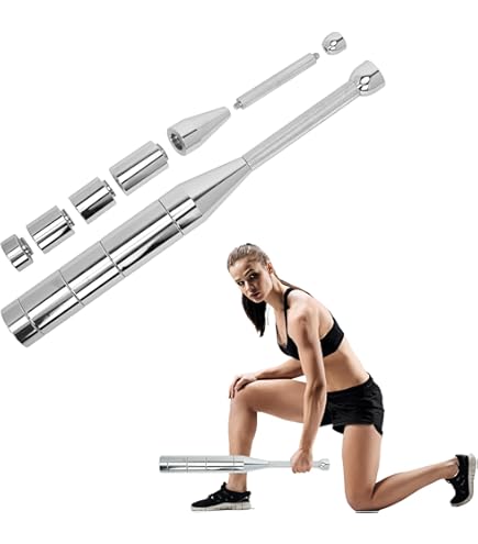 Club Indien Macebell Réglable 22 Lb (10 Kg) - 8 En 1 - Pour Entraînement Force