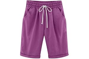SDOHIG Shorts for Women Trendy Going Out Summer Pants Casual Drawstring Gym Short Pants with Pockets Comfy Baggy Beach Shorts