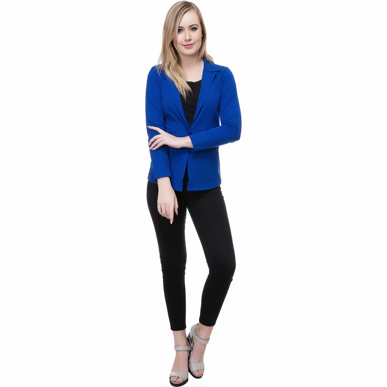broadstar black lum lum summer blazer for women