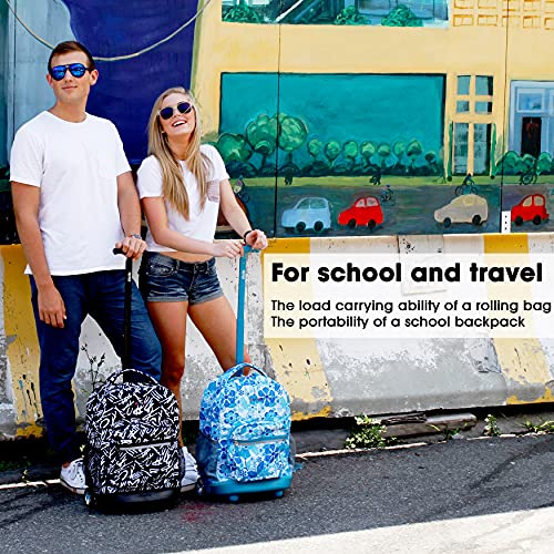 j world new york sunrise rolling backpack