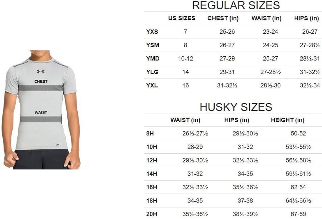 Under Armour boys ColdGear Armour Compression Mock : Clothing