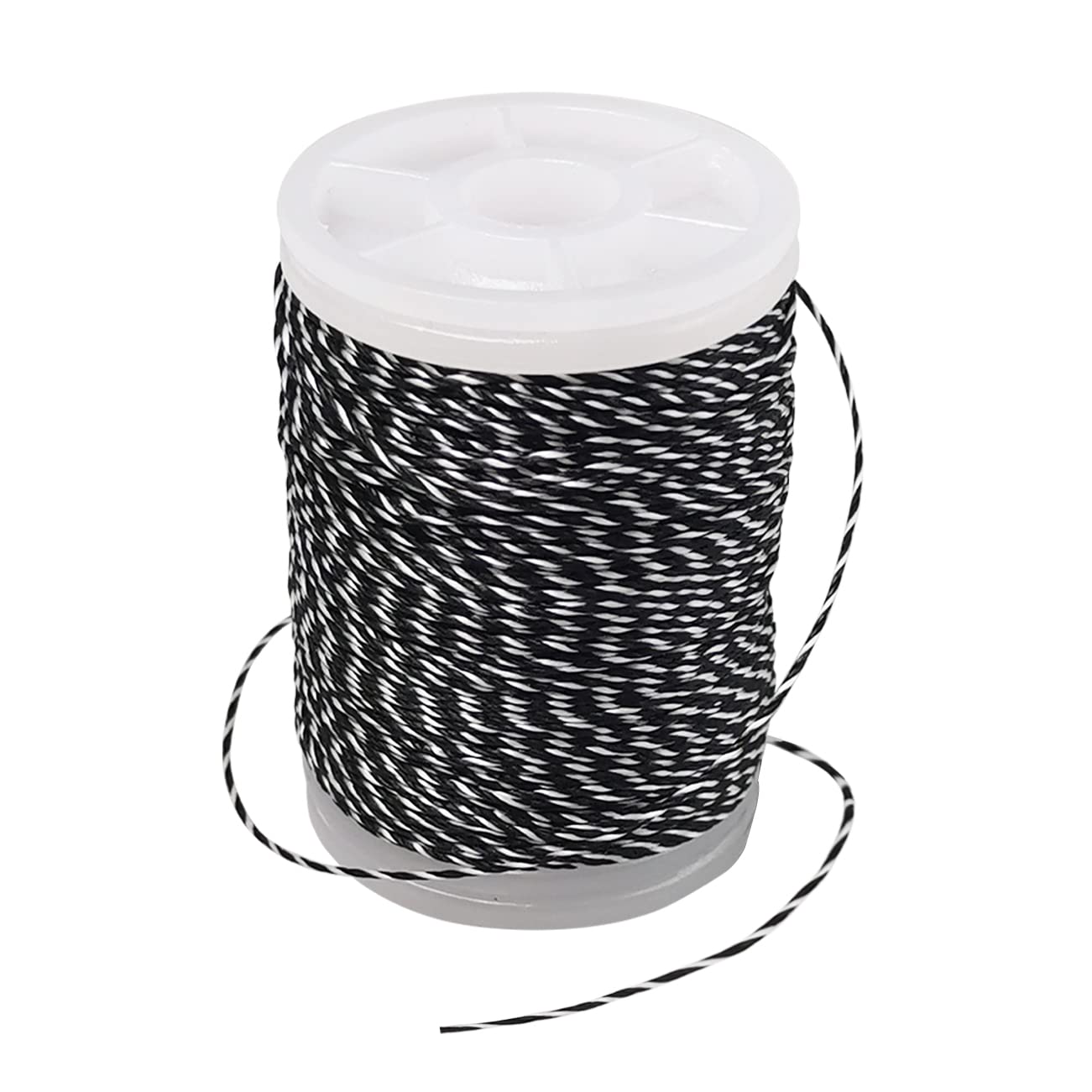 THREE ARCHERS Archery Bow String serving Thread (Black & White)