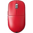 Pulsar Gaming Gears - X2H ES Wireless Gaming Mouse, Limited Edition, Symmetrical, Optical Switch, OLED Display, Driverless, PAW3395 Sensor, 100H Battery, 4K dongle Included (Medium, Red)