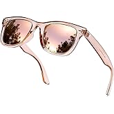 SIPHEW Polarized Sunglasses for Women & Men - UV400 Mirrored Beach Eyewear, Designer Unisex Fashion Sunglasses w/Medium Fit
