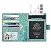 Fintie Passport Holder Cover Case, Premium Vegan Leather RFID Blocking Travel Wallet with Snap Closure, Shades of Blue