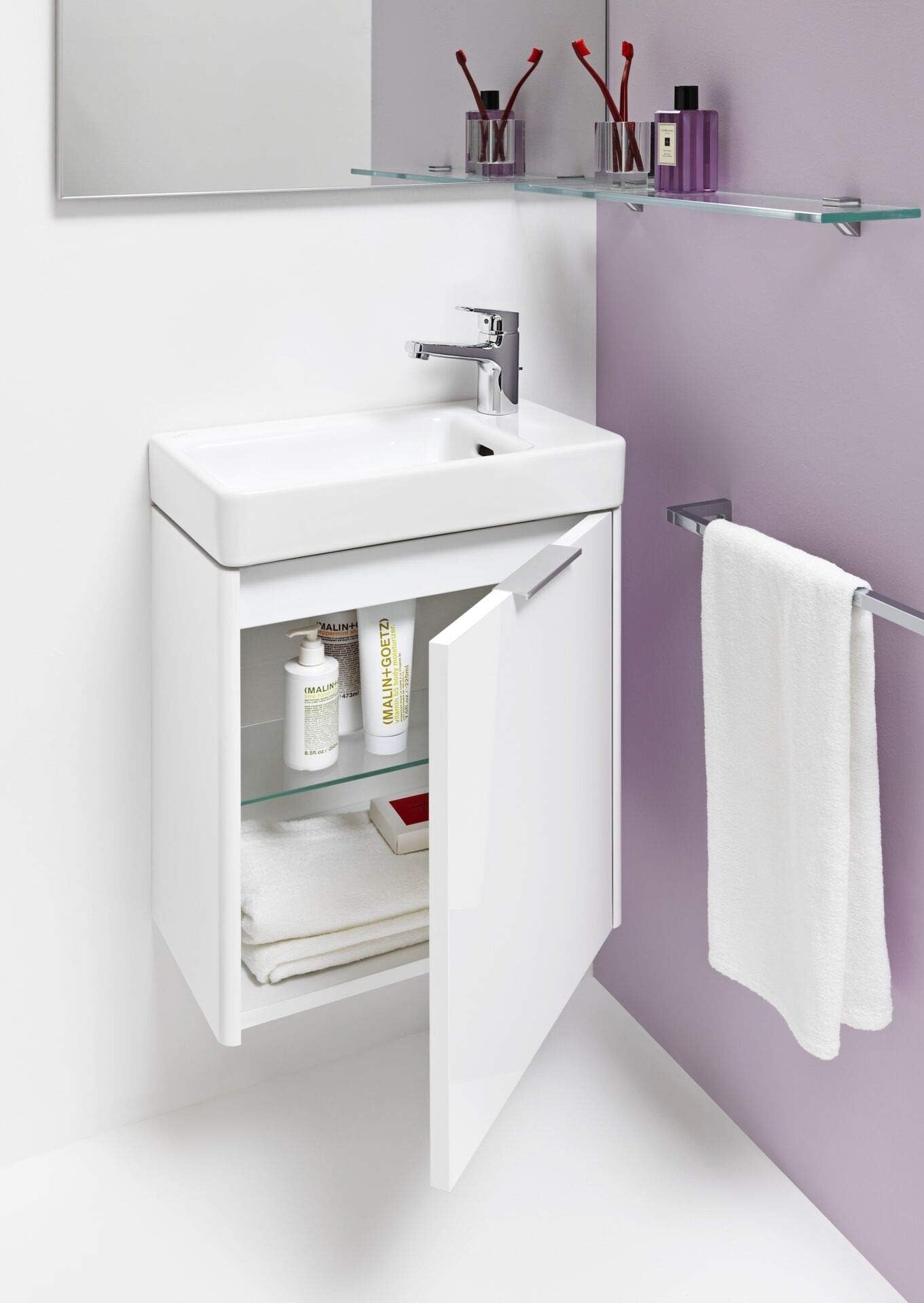 Laufen Handwaschbecken asymetrisch rechts Laufen PRO 480x280 weiß, 8159540001041