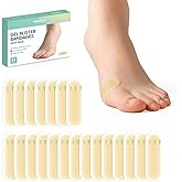 Gel Blister Hydrocolloid Bandages - Welnove 21ct Blister Cushions (Bunion Pack) - Blister Bandages for Heel, Toe & Foot - Blister Pads for Prevention & Recovery - Water Resistant