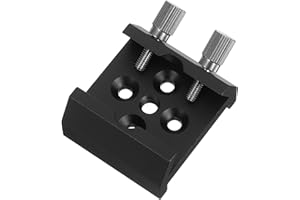 TOKIDNY Telescope Dovetail Base Mount 1/4 Thread Metal Bracket for Astronomy Telescopes Finder Scope with