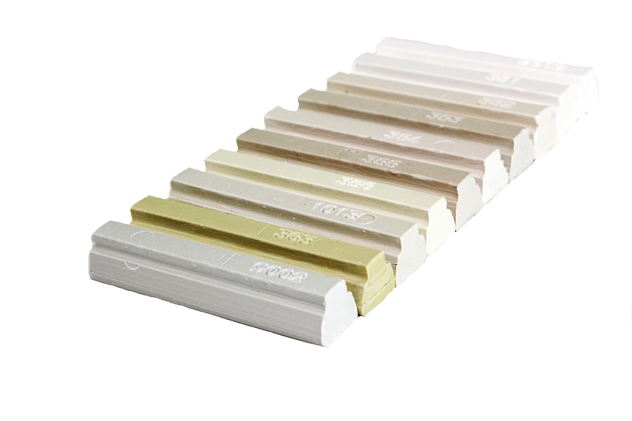 Konig Soft Wax Furniture Repair Filler Sticks Set (150 - Mixed White)
