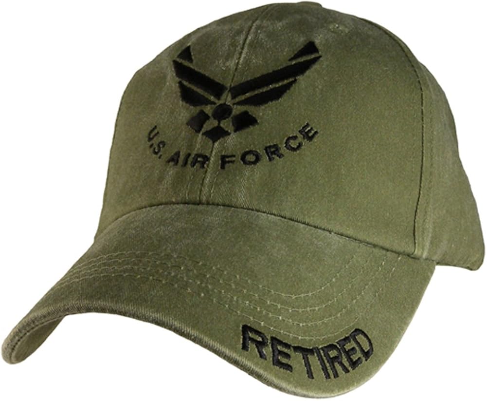 U.S. Air Force Retired Cap, Green at Amazon Men’s Clothing store