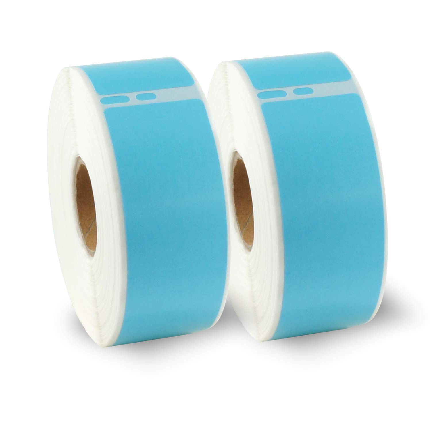 BETCKEY - 2 Rolls Blue Standard Address Labels Compatible with DYMO 99010(S0722370), 28mm x 89mm, 700 Colored Labels Compatible with DYMO LabelWriter 450, 4XL, NOT Fit 550 or 5XL