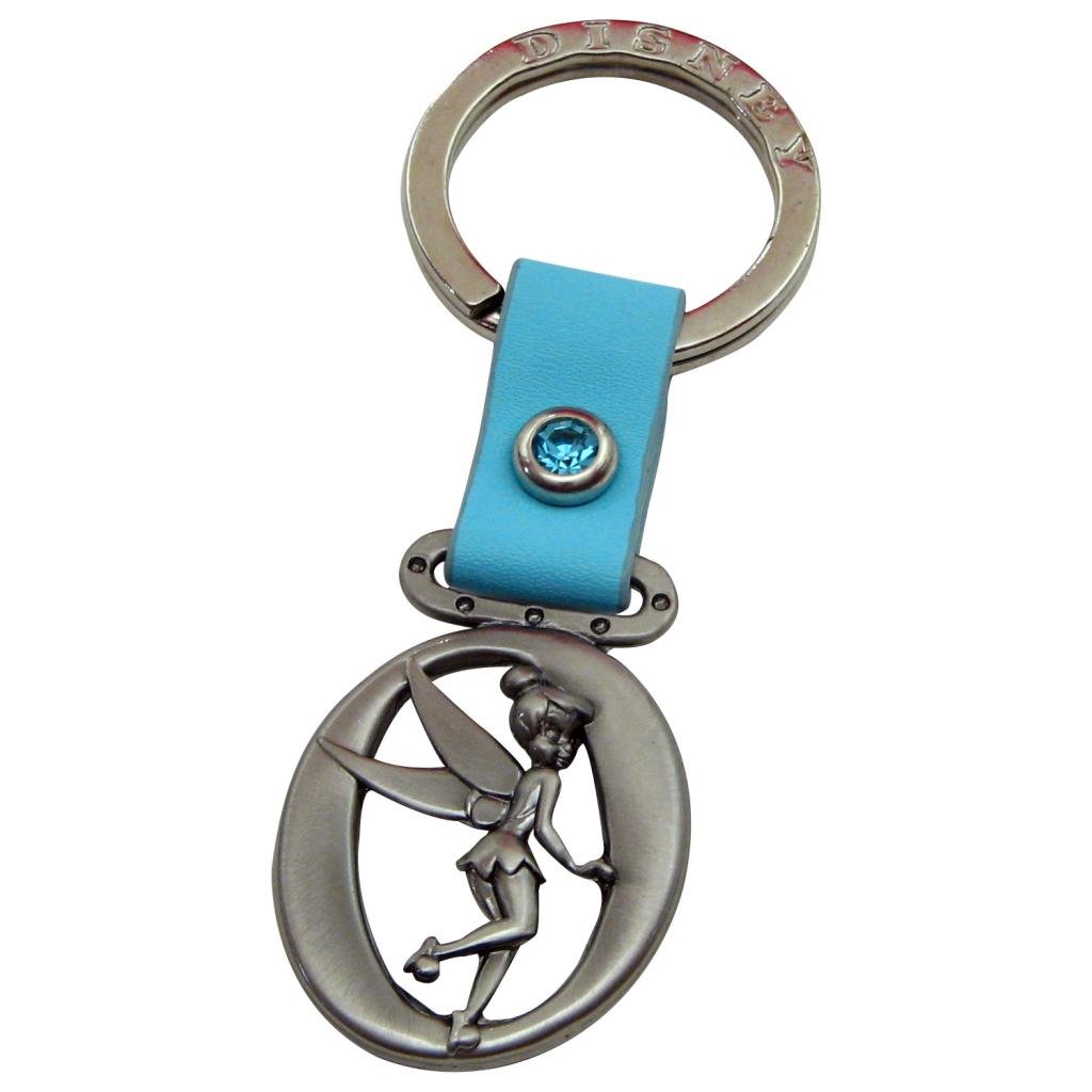 Tinker Bell Letter O Pewter Keyring