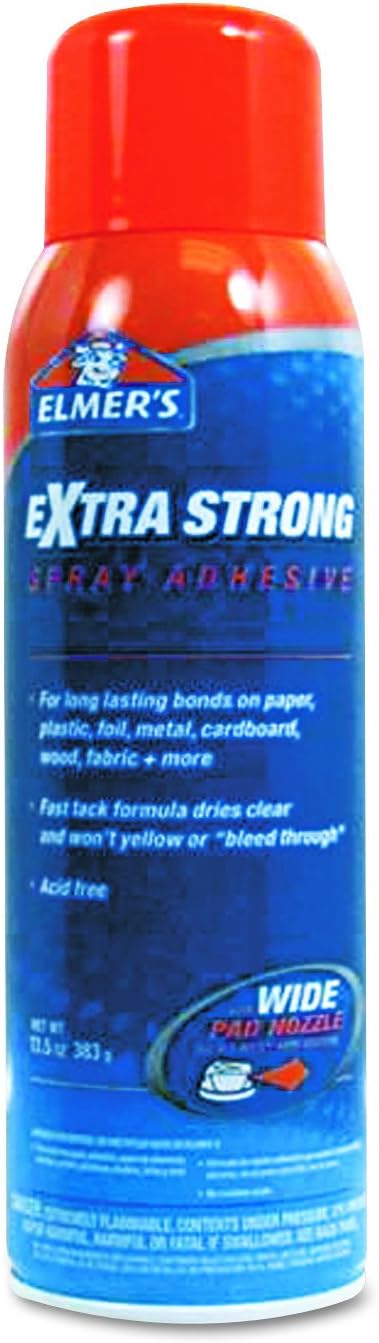 Elmer's E455 Extra-Strength Spray Adhesive, 13.5 oz, Aerosol