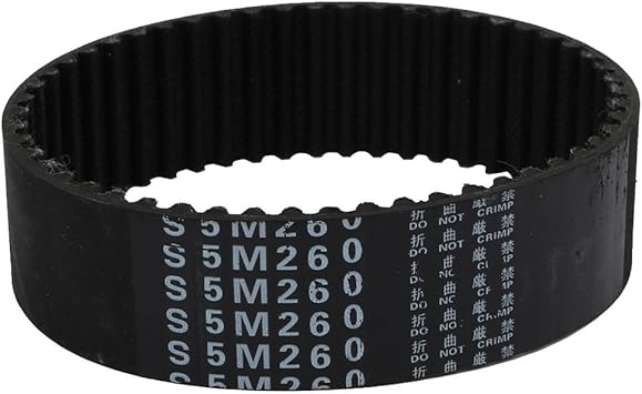 Amazon Com Uxcell S5m 52 Teeth Engine Timing Belt Rubber Geared