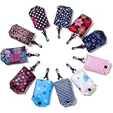 Kaxich Foldable Reusable Grocery Shopping Tote Bags, 6 Pack Eco-friendly Travel Recycle Shopping Bags Folding to fits in Pock