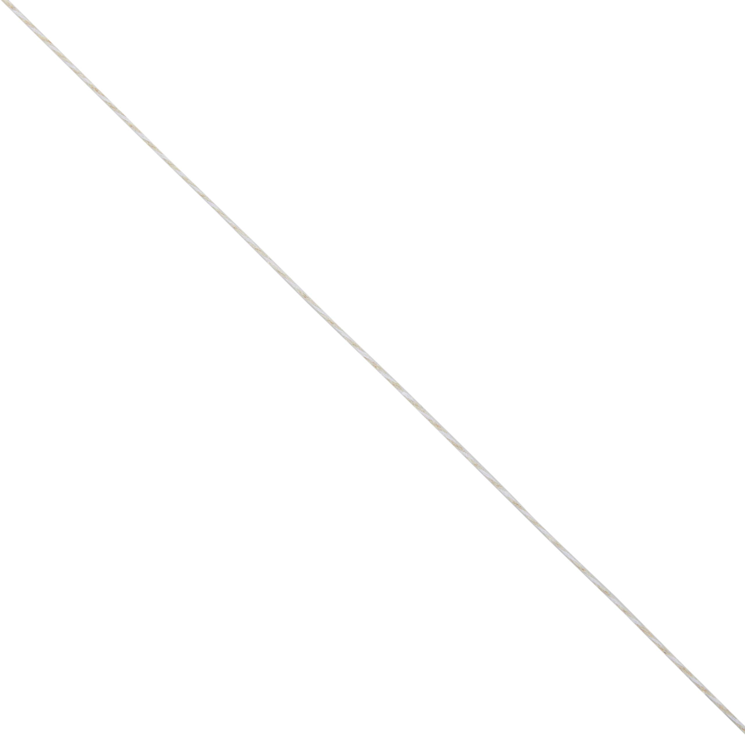 Mopec S101.01.19 Cord 4 x 200 m, Braided Cotton, Brown and White, Textile, Bicolour, One Size