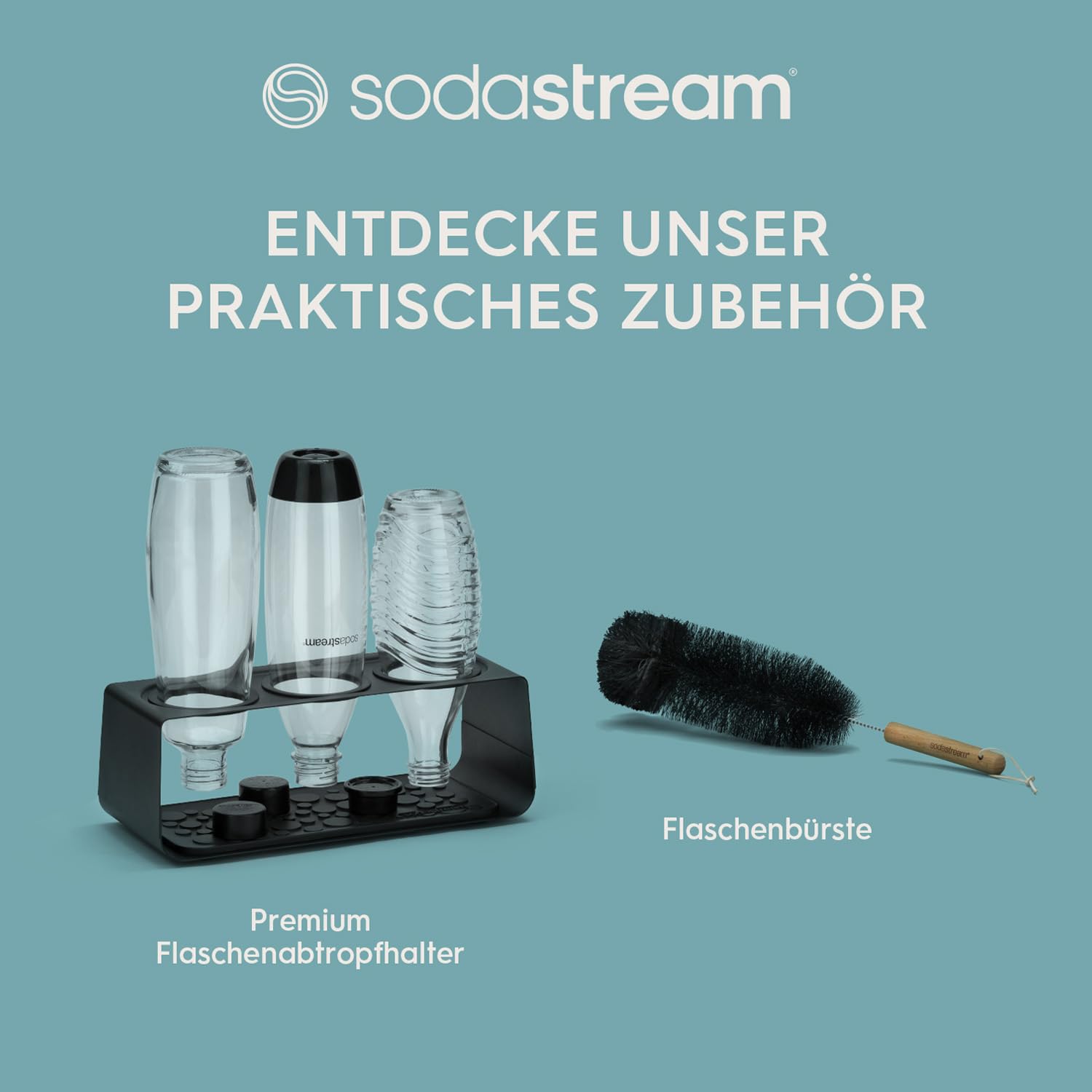 SodaStream 0,8L DUO Thermic Metallflasche Edelstahl | Spülmaschinengeeignet | Kompatibel mit DUO & E-DUO | Hält bis zu 12 Stunden warm & kalt | 1er-Pack 7