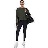 Sweaty Betty Women's After Class Cropped Crewneck Sweatshirt Sweatshirt, Nori Green, Small
