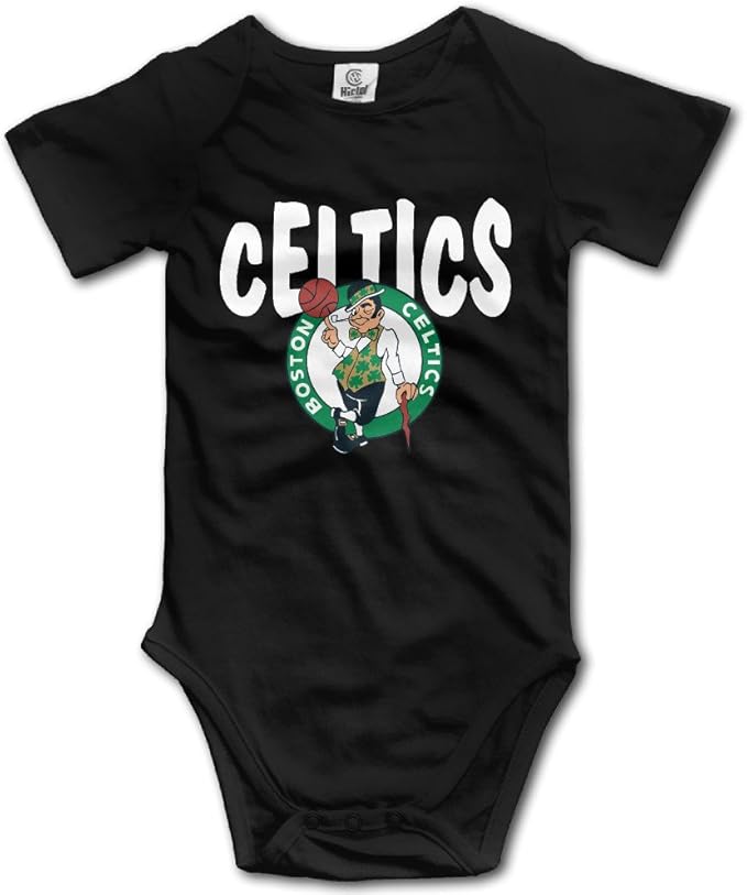 Unisex Boston Celtics Logo Cute Funny Cool Baby Onesie Kid Newborn