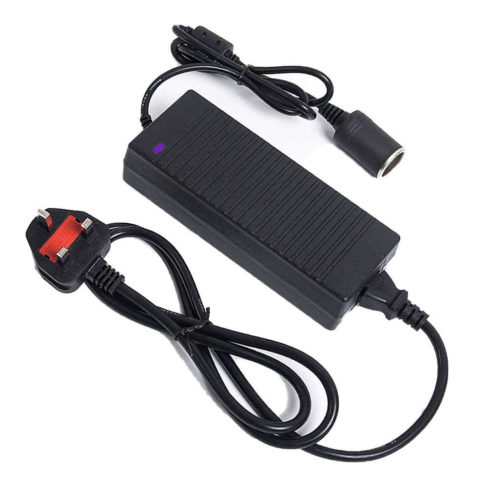 MILIWAN 240V to 12V Adapter Car Charger Converter (10A, 120W) Car Charger Power Supply Voltage Converter AC to DC Cigarette Lighter Voltage Converter