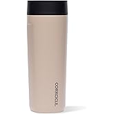 Corkcicle Commuter Cup - Insulated Stainless Steel Travel Mug - Holiday Mug Gift - 17 oz - Desert
