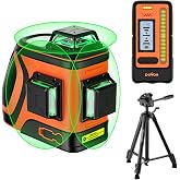 DOVOH Outdoor Laser Level with Receiver and Tripod Up To 400ft, Class Ⅱ