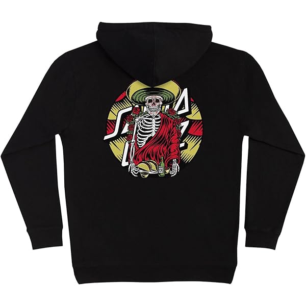 SANTA CRUZ Salba Eyes Dot Zip Hooded Heavyweight Sweatshirt