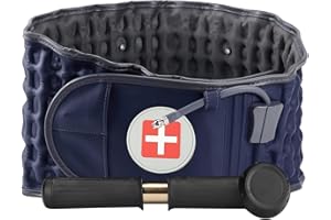6xigouma Decompression Back Belt - Lumbar Support Belt for Men & Women Lower Back Pain Relief, Back Traction Device Fits Wais