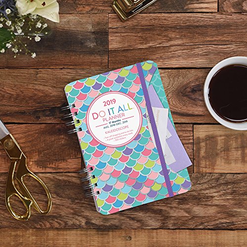 Orange Circle Studio 2019 Do It All Planner, August 2018 - December 2019, Kaleidoscope
