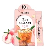 Teazen Summer Peach Iced Tea, Sugar Free, Uva Black