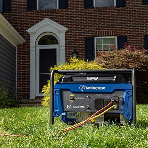 Westinghouse WGen3600v Portable Generator 3600 Rated Watts & 4650