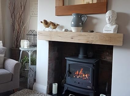 Celtic Timber Solid French Oak Beam Floating Shelf Mantle Piece