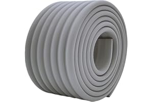 M2cbridge Multifunctional Edge and Corner Guard Coverage Baby Safety Bumper DIY 6.5 Ft (Grey)