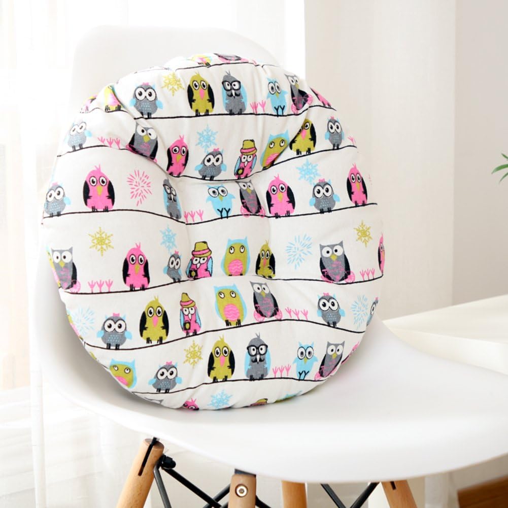 MSM Round Non-slip Seat cushioning,Tatami Dining Office Chair pads soft Comfortable Washable Buttocks Seat pads-J diameter 43cm