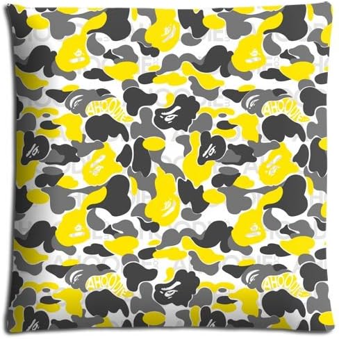 Ease Bench Pillow Covers Cases Zippered Polyester Cotton bape Custom 16x16 inch 40x40 cm