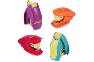 Swingline Tot Grip Miniature Stapler, 12 Sheet Capacity, Includes 1,000 Staples, Assorted Colours, Colour May Vary (S7079168R
