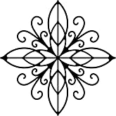 ShxTrade Black Wall Art Metal Mandala Wall Decoration | Metal Wall Art, Living Room Decoration, Office Decoration, Foyer Decoration, Indoor and Outdoor Decoration (Neikuang)